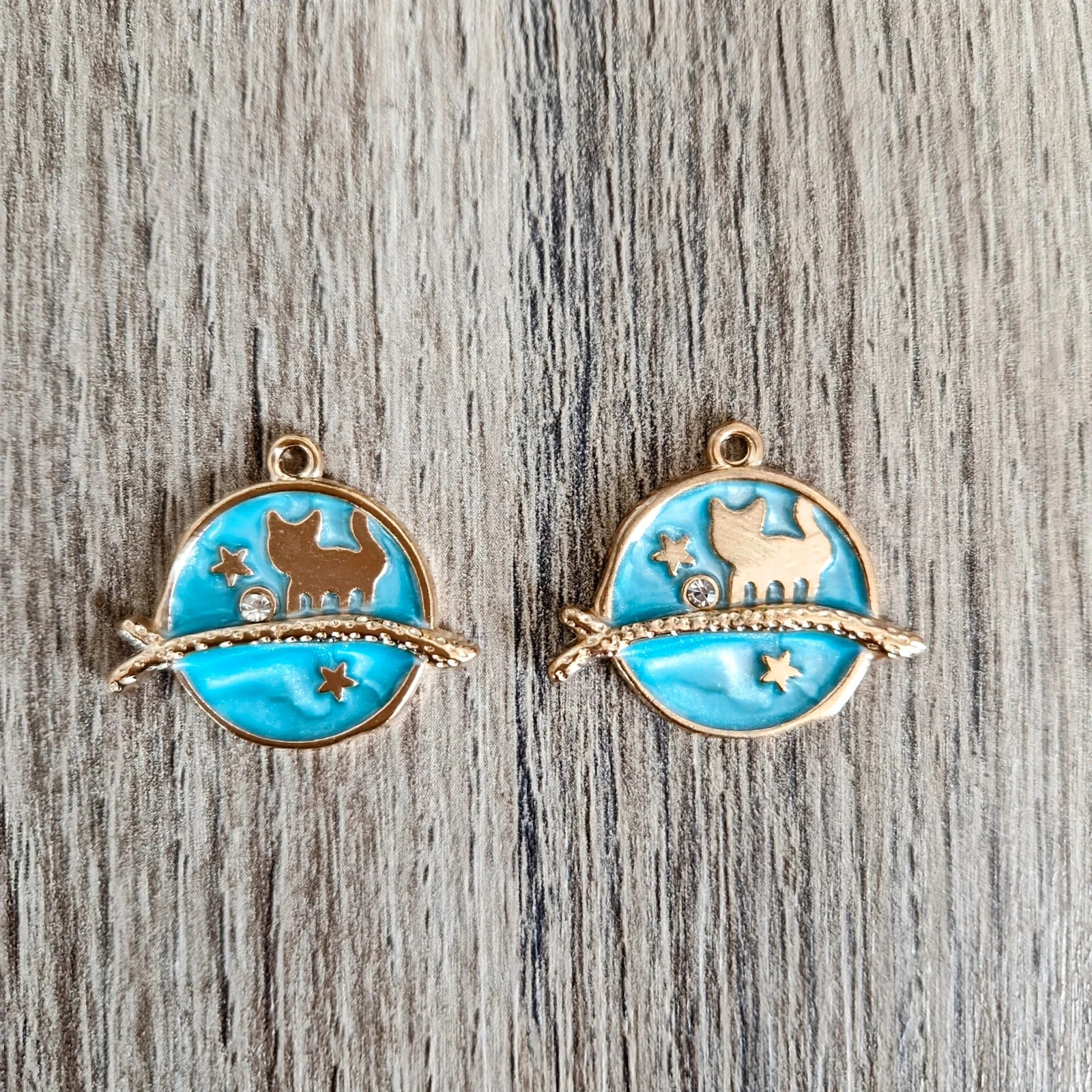 Lot de 2 breloques / pendentifs
